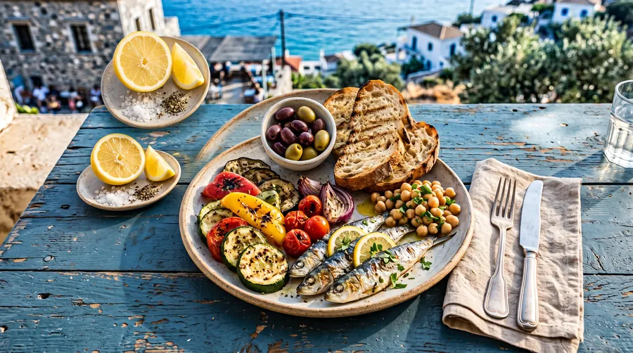 Der mediterrane Teller, erklärt